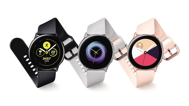 Samsung Galaxy Watch Active kommer nu i butikkerne