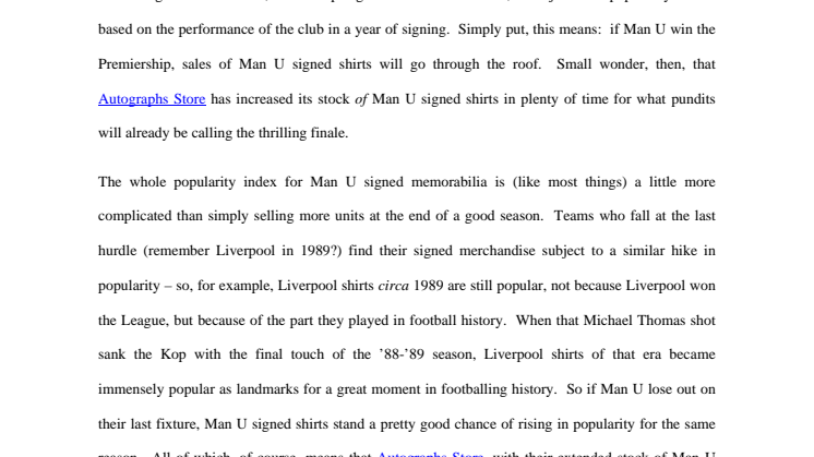 Sports Idols give expectant fans a boost with Man U signed shirts