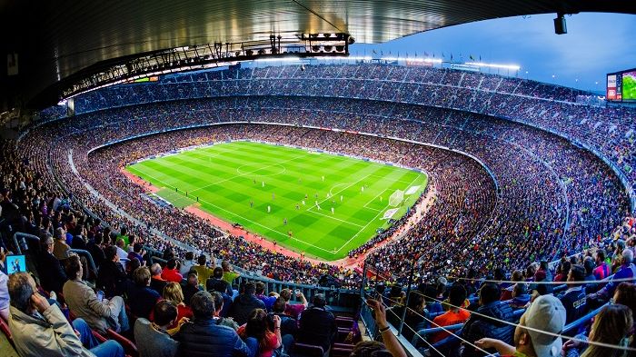View of Camp Nou!