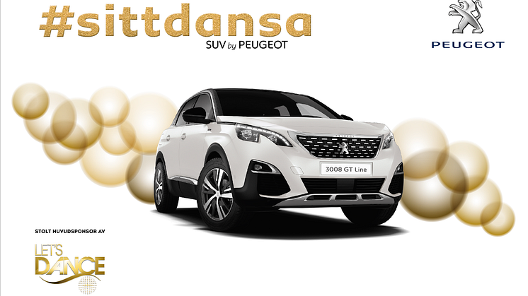 Peugeot Sverige är stolt sponsor av Let's dance. 