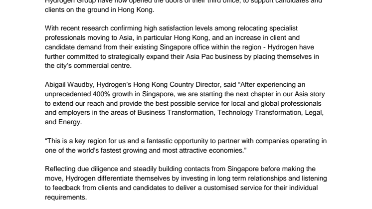 Hydrogen's mobility story continues in Hong Kong
