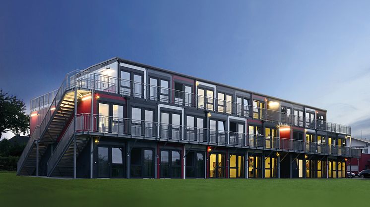 Algeco_Snooze Campus Koblenz  by Night