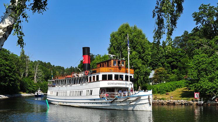 M/S Gustafsberg VII i Baggenstäket. Foto: Magnus Rietz