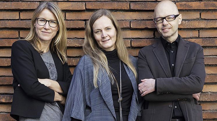 Lisa Wikström, Katja Hillström och David Hanson. Foto: Antonius van Arkel, AIX.