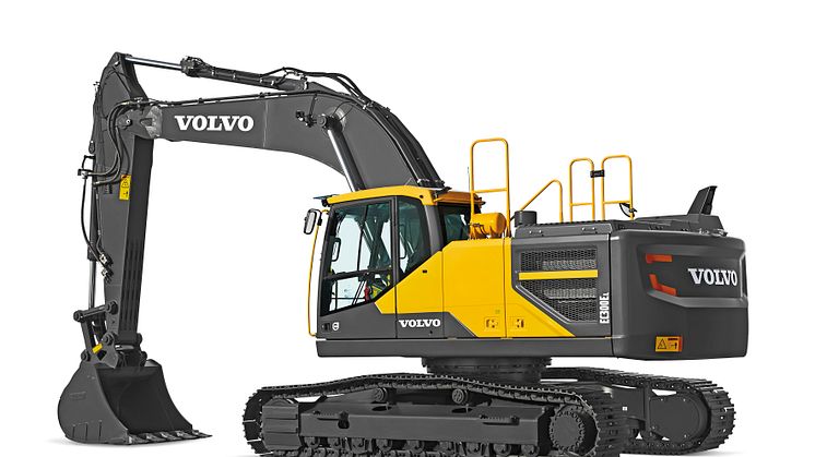 Volvo EC300E grävmaskin - Steg 4 (frilagd)