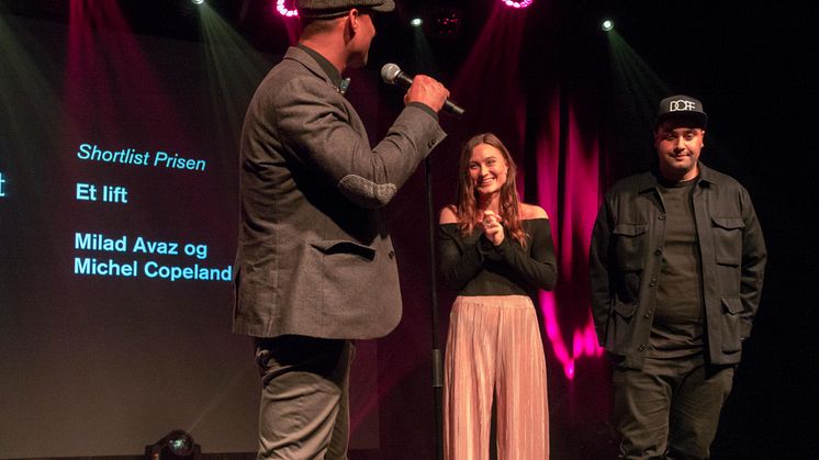 Sidste års modtagere af Shortlist Prisen - Milad Avaz og Michel Copeland