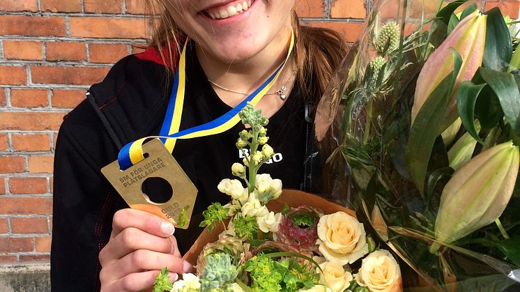 Sofia tog SM-GULD i plåtslageri