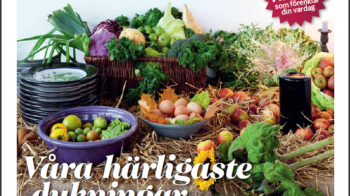 MatHem lanserar tidning – Matinspiration, Matvanor och Vackra Dukningar i första numret