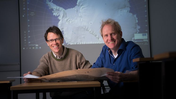 Dr Jan De Rydt and Professor Hilmar Gudmundsson of Northumbria University