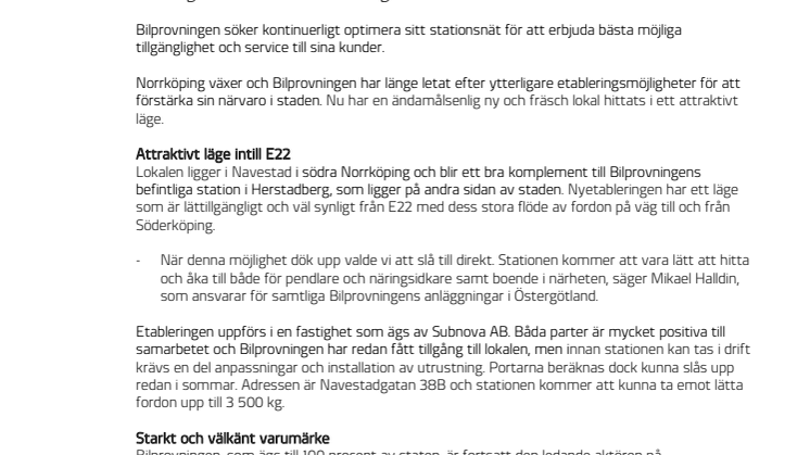 Pressinfo_Bilprovningen_nyetablering_Norrkoping_Navestad.pdf
