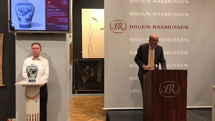 Jesper Bruun Rasmussen sells the rare Ming Vase