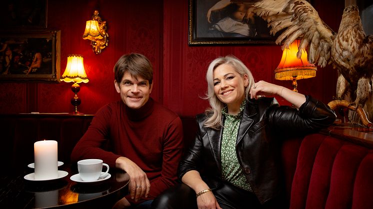 Lars Bremnes og Maria Haukaas Mittet slipper julealbumet «Ringe inn» den 12. november. Foto: Agnete Brun. 