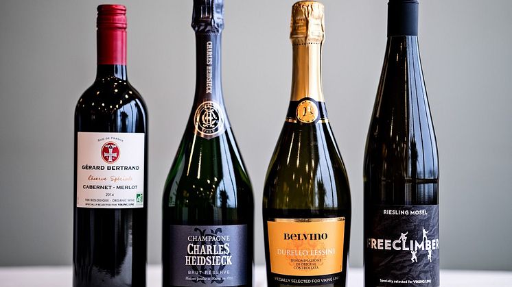 Viking Line sålde tre miljoner liter vin under 2015