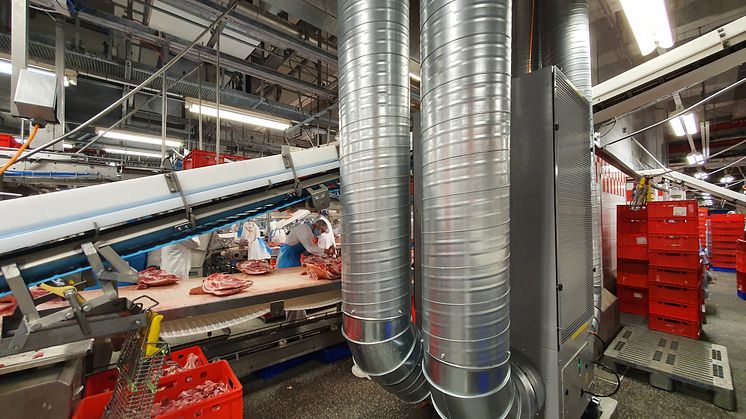 Camfil Air Cleaner at Tönnies Meat Production Facility