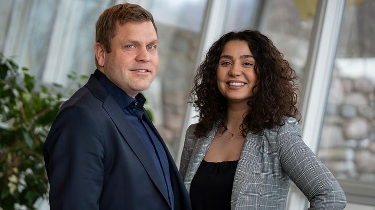 Mikael Svensson och Sanna Parvaneh