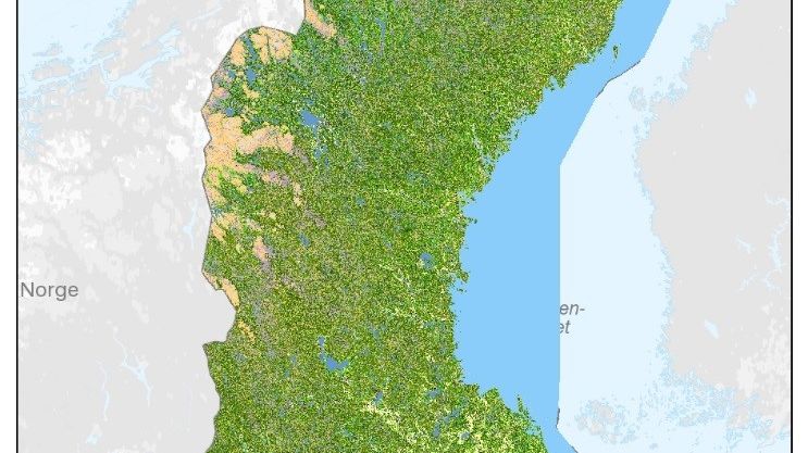 NMD Sverigekarta