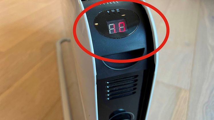 Ha alltid rundt 10 grader på inne i hytta. 
