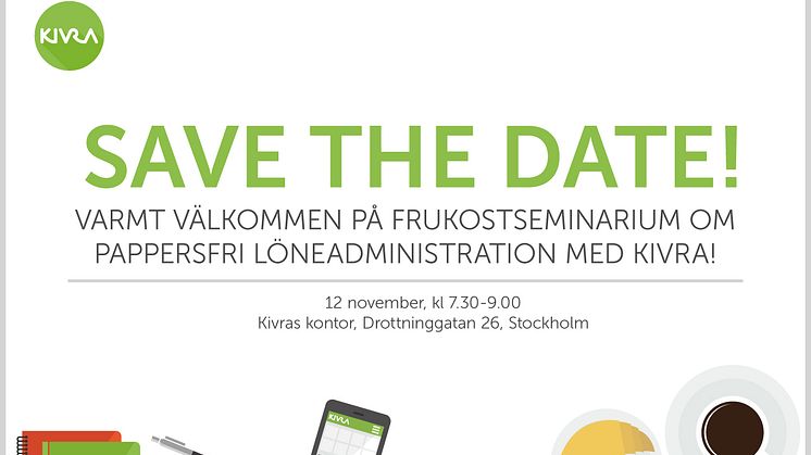 Frukostseminarium om pappersfri löneadministration