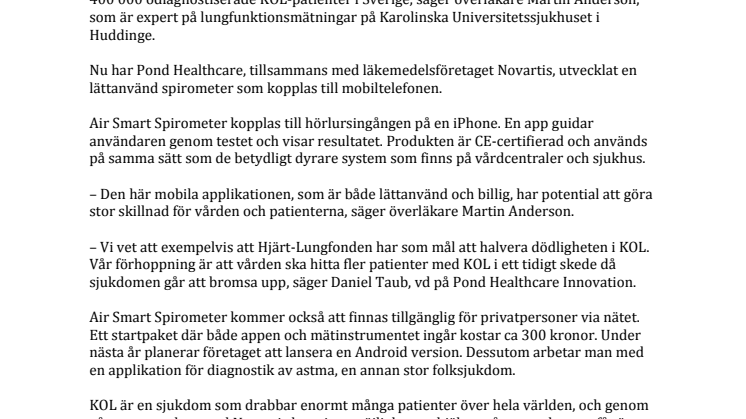 Press release swe