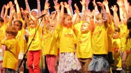 Konsertdags för 150 förskolebarn i Kristianstad