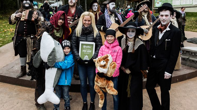 Kolmården passerade idag 700 000 gäster
