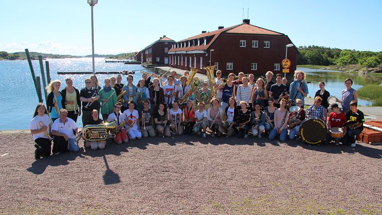 Avslutningskonsert för Känsö ungdomsorkester i Nordstan 