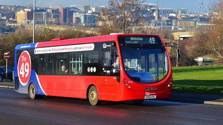 Brand new 49 on the road in Bensham. 