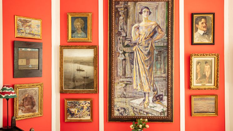 Claes Moser's collection by J.A.G. Acke – on site at Villa Akleja 