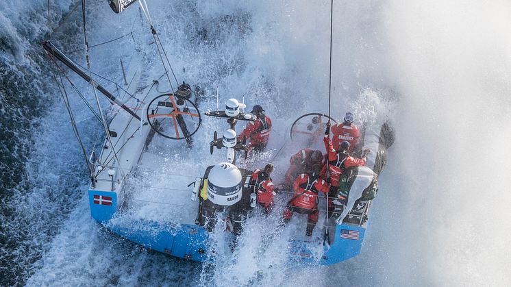 Hi-res image - Inmarsat - Inmarsat’s FleetBroadband powered the digital content delivery from the race yachts throughout the 2017-18 Volvo Ocean Race
