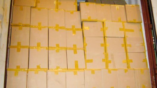 Op Indelible container load of smuggled cigarettes