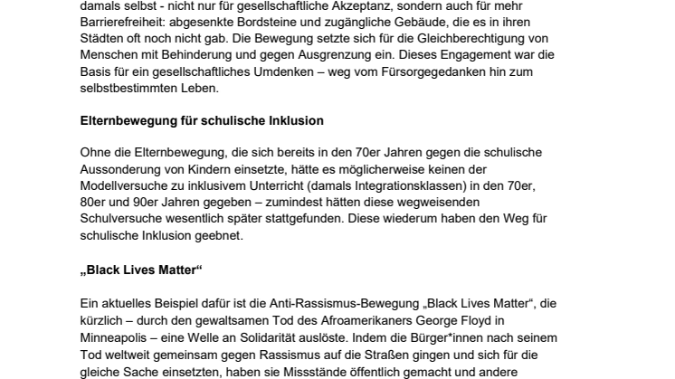 Freiwilliges Engagement - Veränderung