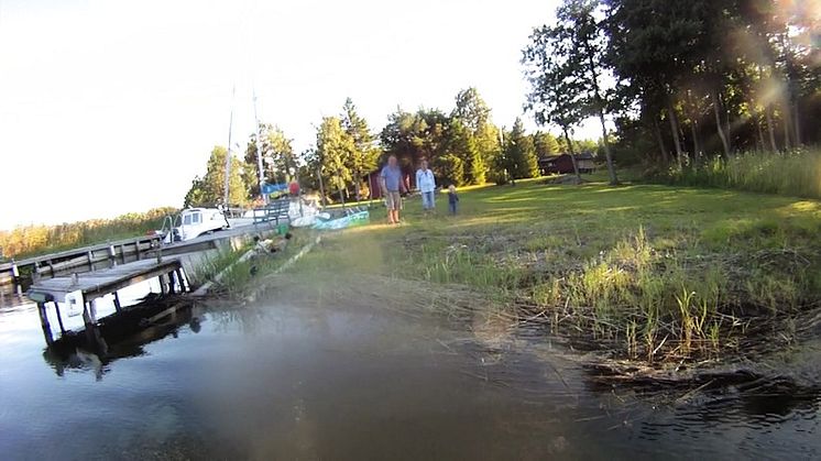Amfibielöpning i skärgården