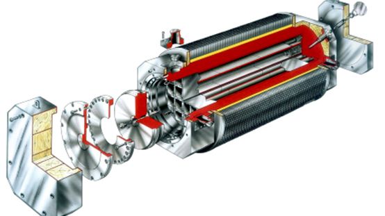 Skiss av befintlig transportbehållare. Illustration: SKB