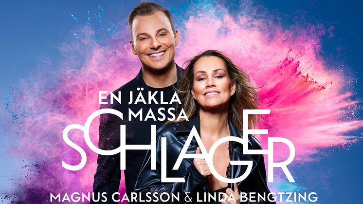 Flertalet orter och extrakonserter insatta för "En jäkla massa schlager" vårturné med Magnus Carlsson och Linda Bengtzing