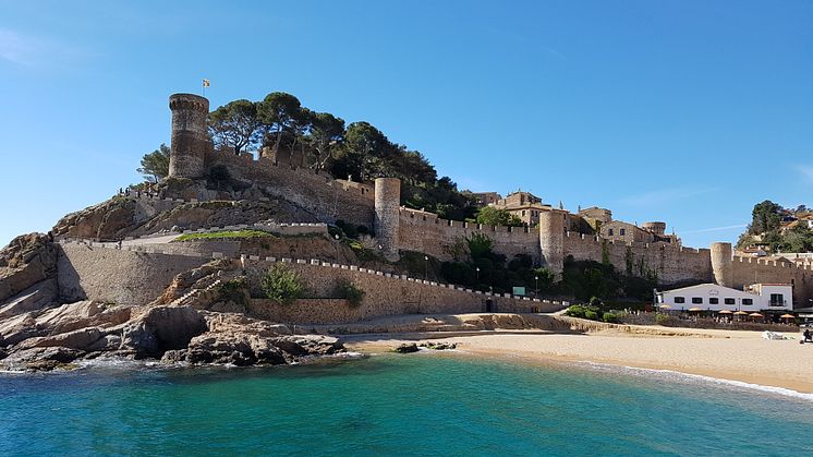 Vandringsresa Barcelona och Costa Brava, Tossa de Mar