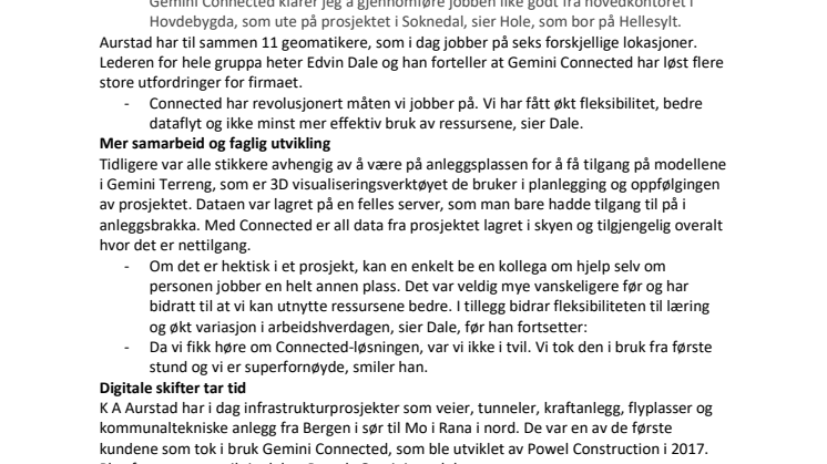 -	Har revolusjonert måten vi jobber på