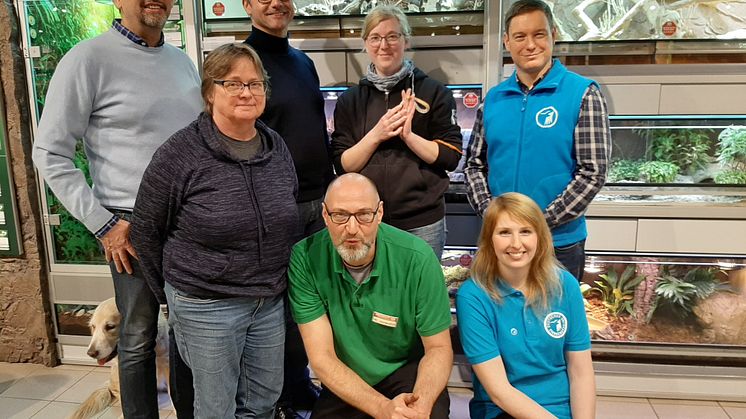 Eröffnung der Adoptierstube im Fressnapf-Markt Schwentinental