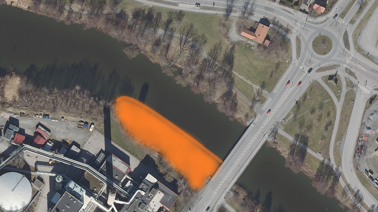 Eskilstuna Energi och Miljö avråder från bad och fiske vid värmeverket i Eskilstuna tills vidare