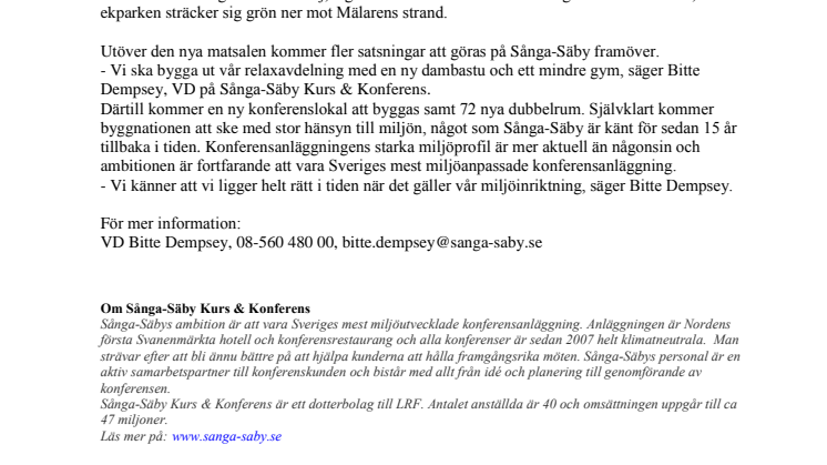 Nu har man tagit det första spadtaget på Sånga-Säby