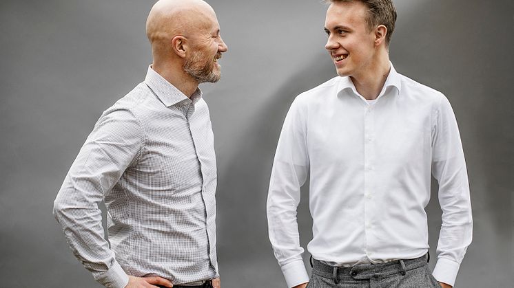 Vi är ett familjeföretag - far och son - Jonathan Florin och Per Florin