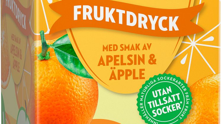 Fruktdryck Apelsin Äpple