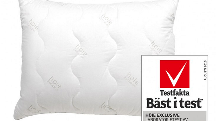 JYSKs Höie EXCLUSIVE kudde vinner Bäst i test