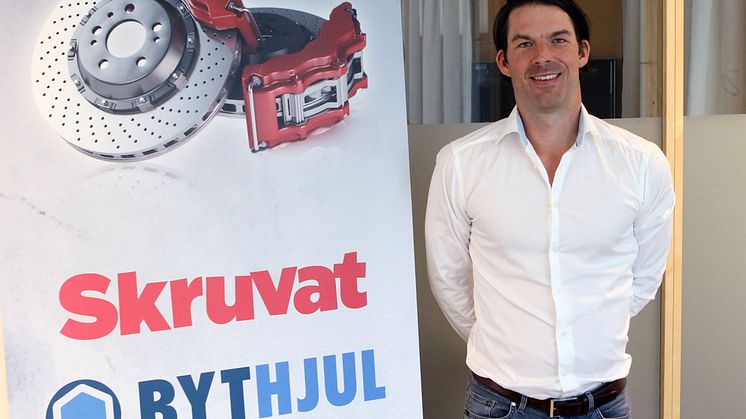 Carl Lumsden, Logistikchef på Skruvat.se och Bythjul.com