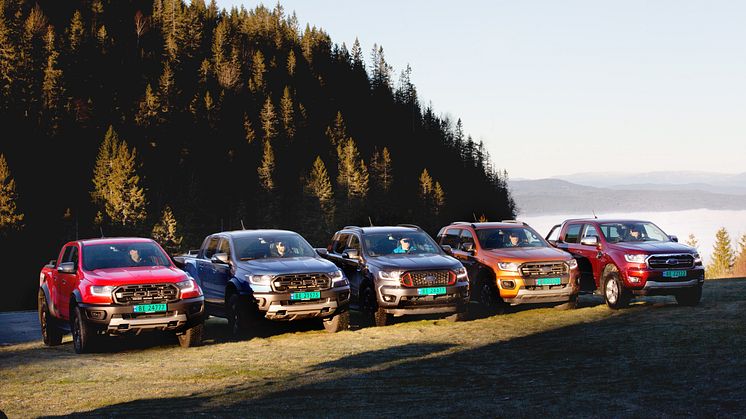 Ford Ranger Mest solgte pickup 2020