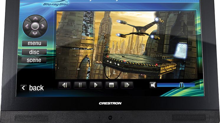Crestron V-panel - Den första touchpanelen med stöd för 1080p HD