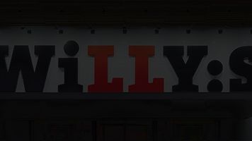 Willys släckt skylt 2