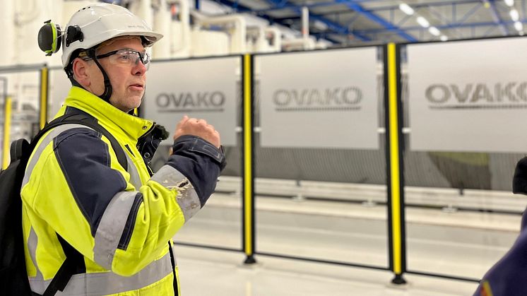 Mikael Persson, projektledare på Ovako Hofors