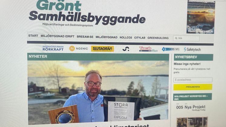 Ny sajt - www.grontsamhallsbyggande.se