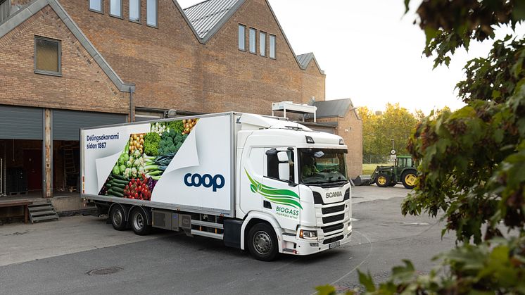 Coop kjører på Gass