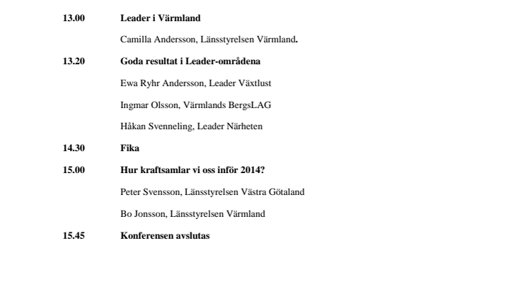 Program Leader/CLLD